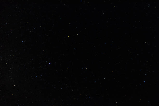 istock Dark night sky with shiny stars for background 1017507952