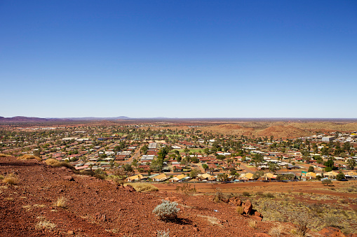 Mining town of Newman in the Pilbara region of outback Western Australia.