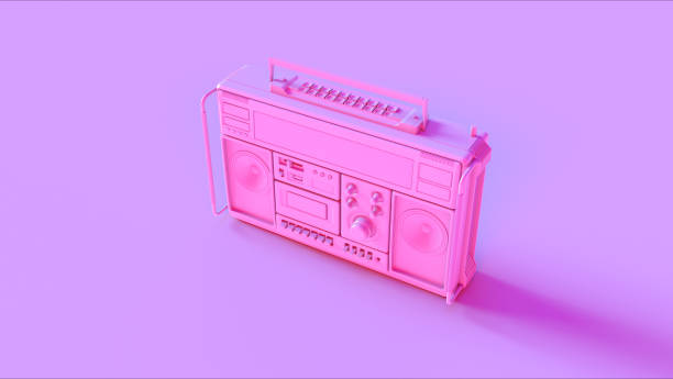 istock Pink Retro Boombox 1017536468