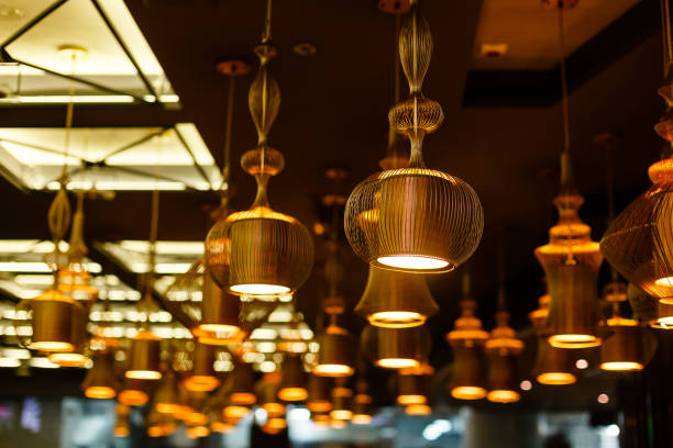 istock Beautiful retro luxury interior lighting lamp decor 1017539072