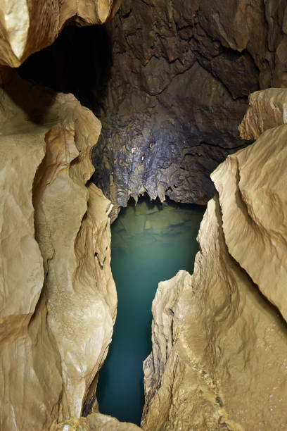 istock Lake inside of a cave 1017562068