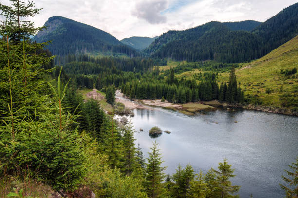 istock Dam lake in the mountains 1017566754
