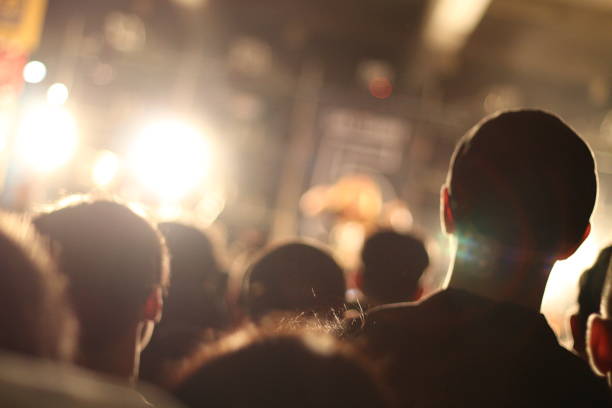 istock bokeh and blur light at live concert background 1017569270