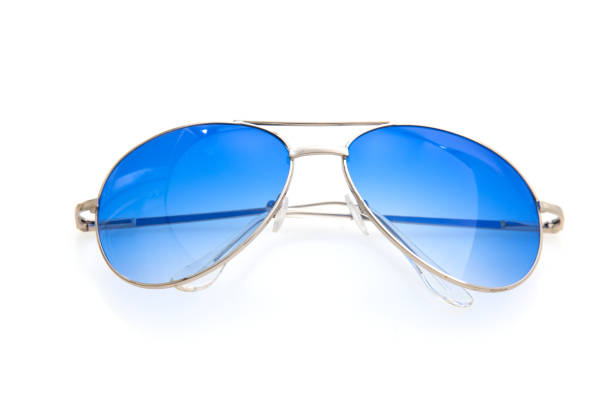 istock Sunglasses with Multicolor Mirror Lens isolated on white background 1017577050
