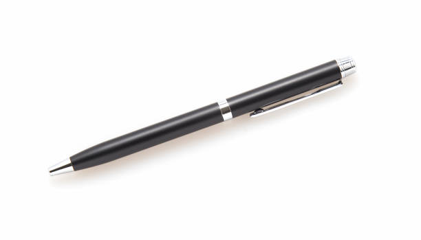 istock Metal pen isolated on white background 1017577578