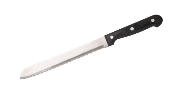 istock Steel kitchen knife isolated on white background 1017577742