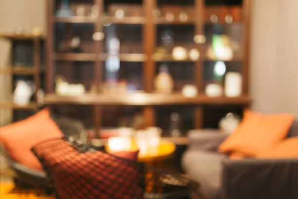 istock Abstract blurred coffee shop with people for background 1017578056