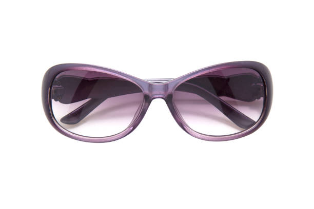 istock Cool sunglasses isolated on white background, top view 1017580142