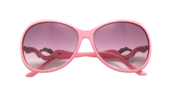 istock Cool sunglasses isolated on white background, top view 1017580244