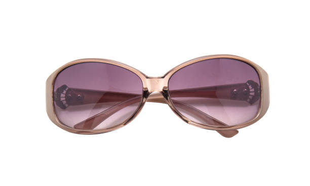 istock Cool sunglasses isolated on white background, top view 1017580262