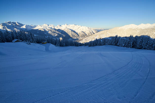 istock Skiing Slope in Silvretta Montafon 1017626056