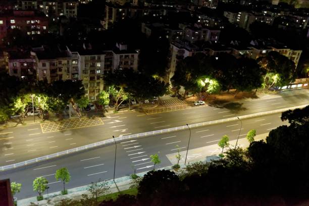 istock An empty road at night in Shenzhen 1017663898