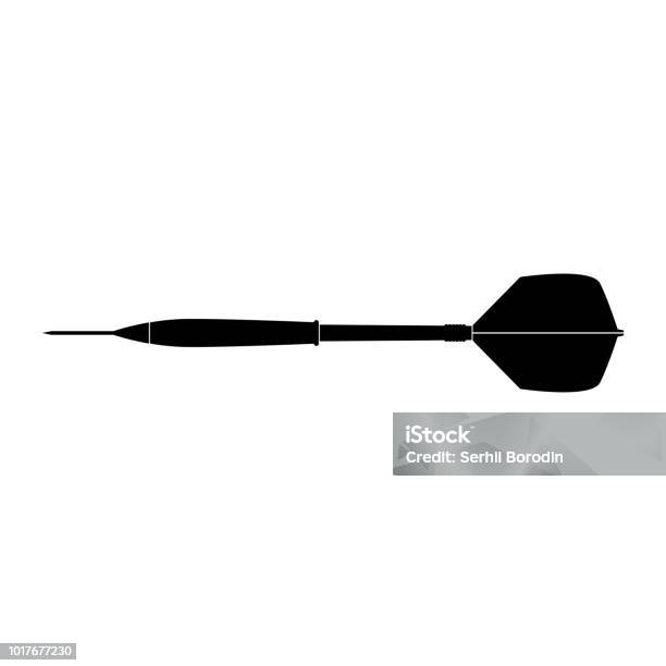Dart Arrow Black Color Icon Stock Illustration - Download Image Now - Dart, Icon Symbol, Arrow - Bow and Arrow