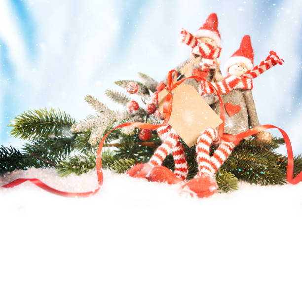 istock Christmas background with branch and ornaments 1017679772
