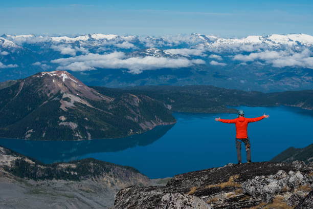 istock Solo hiking adventure in the mountains 1017691662