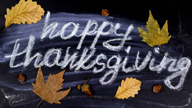 istock top view happy thanksgiving inscription on a chalk board 1017729926