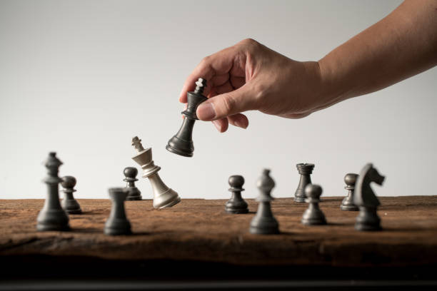 istock Chess business concept, leader teamwork & success 1017735556