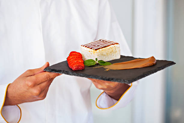 Tres leches dessert with strawberry