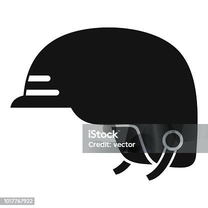 istock Hiking helmet icon, simple style 1017767922