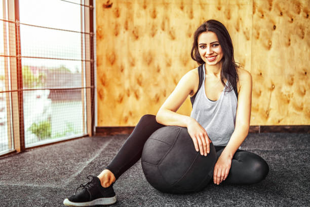 istock Pretty sporty girl 1017771620