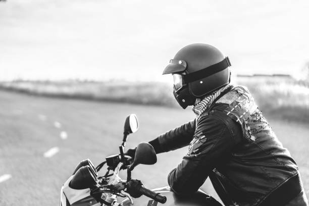 istock Biker on sport motorcycle outdoor 1017778658