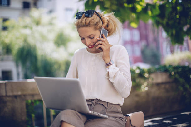 istock Young woman freelancer 1017804382