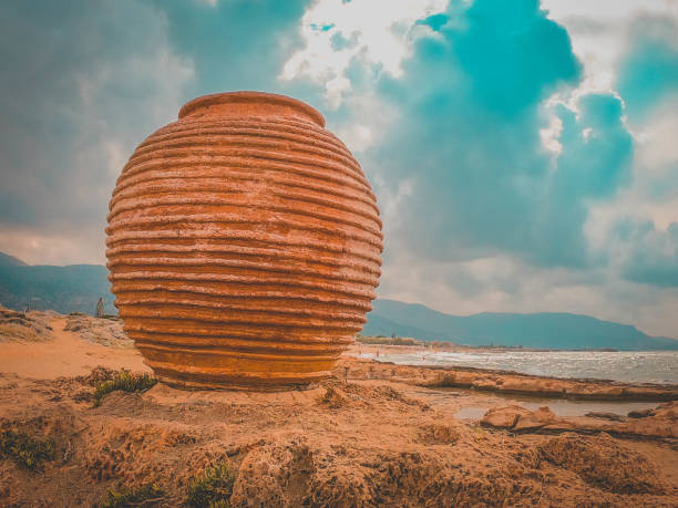 Nice background view with a huge jar