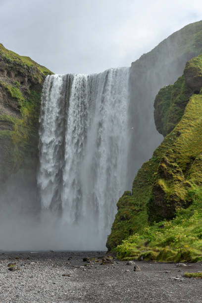 istock Skogafoss waterfall in Iceland 1017815284
