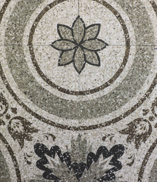 istock floor tiles with a modern abstract mosaic pattern 1017818758