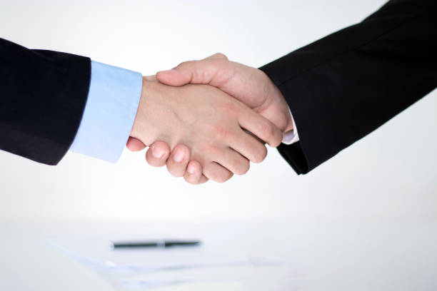 istock Handshaking-Two businessmen agreed 1017823680