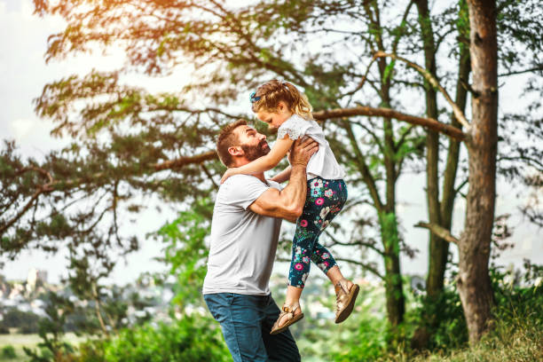 istock Father with daughter outdoor 1017831024
