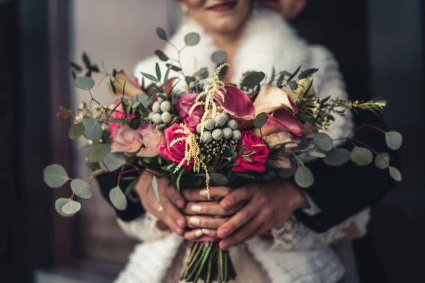 istock Pretty wedding couple 1017841788
