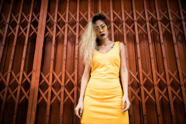 istock Woman with vintage sunglasses 1017845540