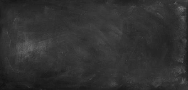 Blackboard or chalkboard Chalk rubbed out on blackboard background blackboard stock pictures, royalty-free photos & images