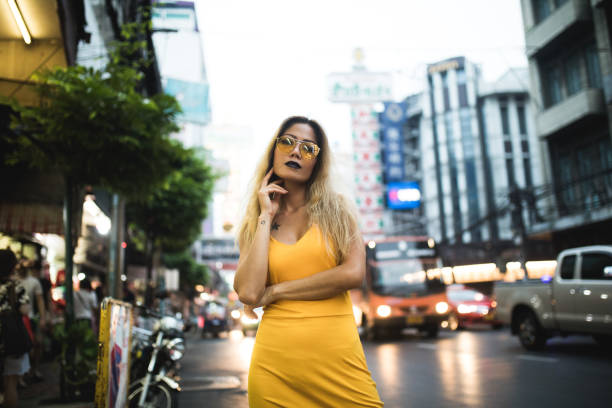 istock Night portrait in the city. 1017845554