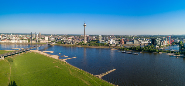 Düsseldorf Skyline During Summer