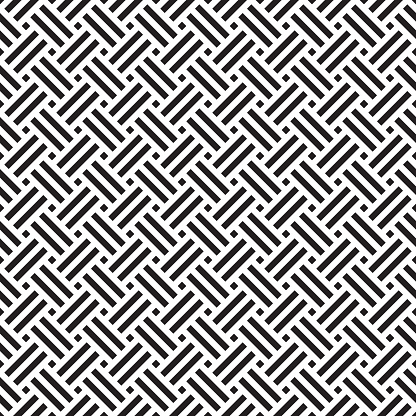 Seamless geometric abstract weave pattern background.