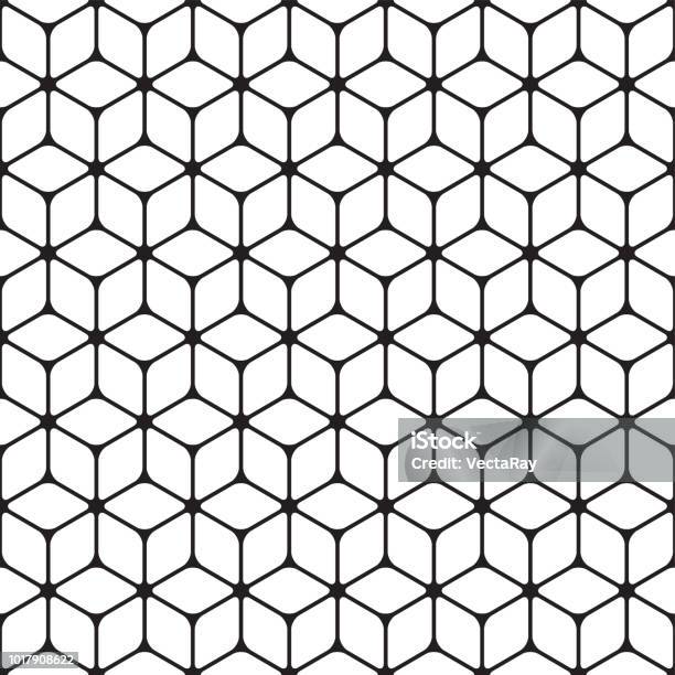 Textured Cube Pattern Seamless Rounded Cube Pattern Texture Background Stock Illustration ...