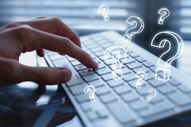 istock ask quiestion online, FAQ concept, what where when how and why 1017914934
