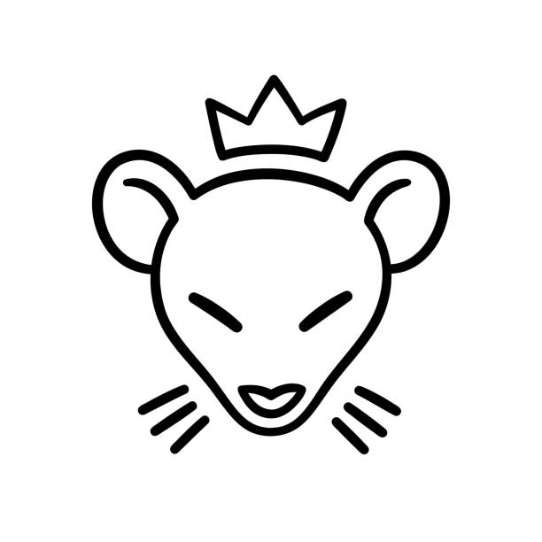 Rat King Head Stock Illustration - Download Image Now - Rat, Head, Icon -  iStock