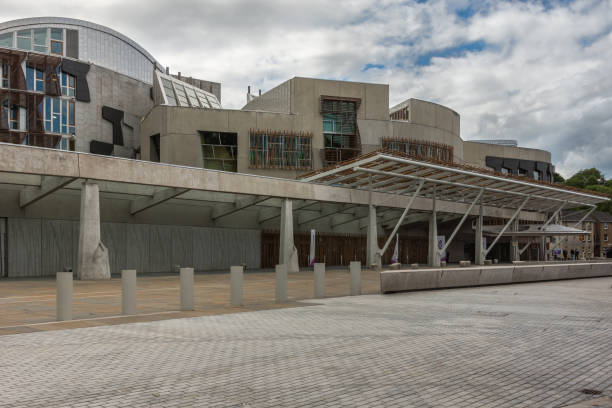 istock Facade Scottisch Parliament, Edinburgh, Scotland, UK. 1017924564