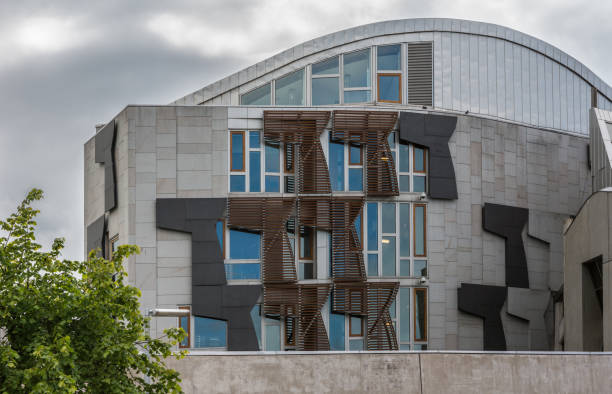 istock Facade Scottisch Parliament, Edinburgh, Scotland, UK. 1017924618
