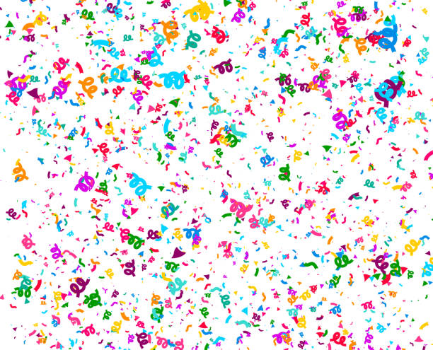 istock Carnaval or Festival Confetti. Colorful pieces. 1017932178