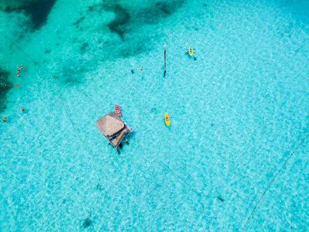 istock Women's Island aerial view 1017973930