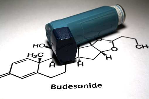 Budesonide - anti-inflammatory medical inhaler