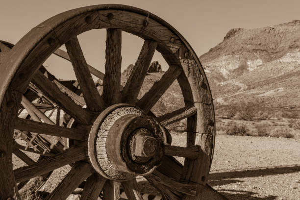 A wagon wheel.