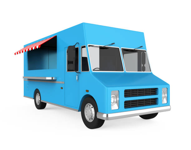 istock Food Truck Isolated 1018058930