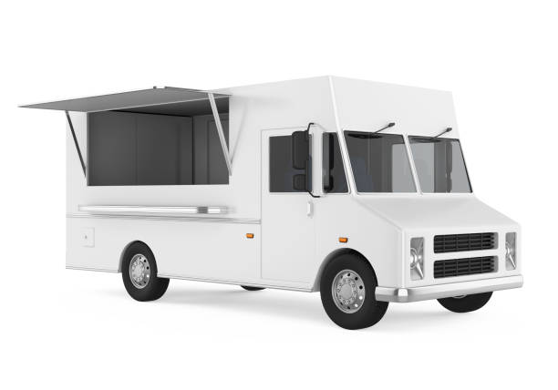 istock Food Truck Isolated 1018059262