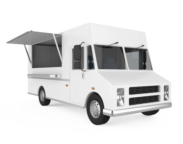 istock Food Truck Isolated 1018059482
