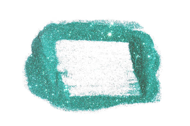 istock Abstract frame of blue glitter sparkle on white 1018062450